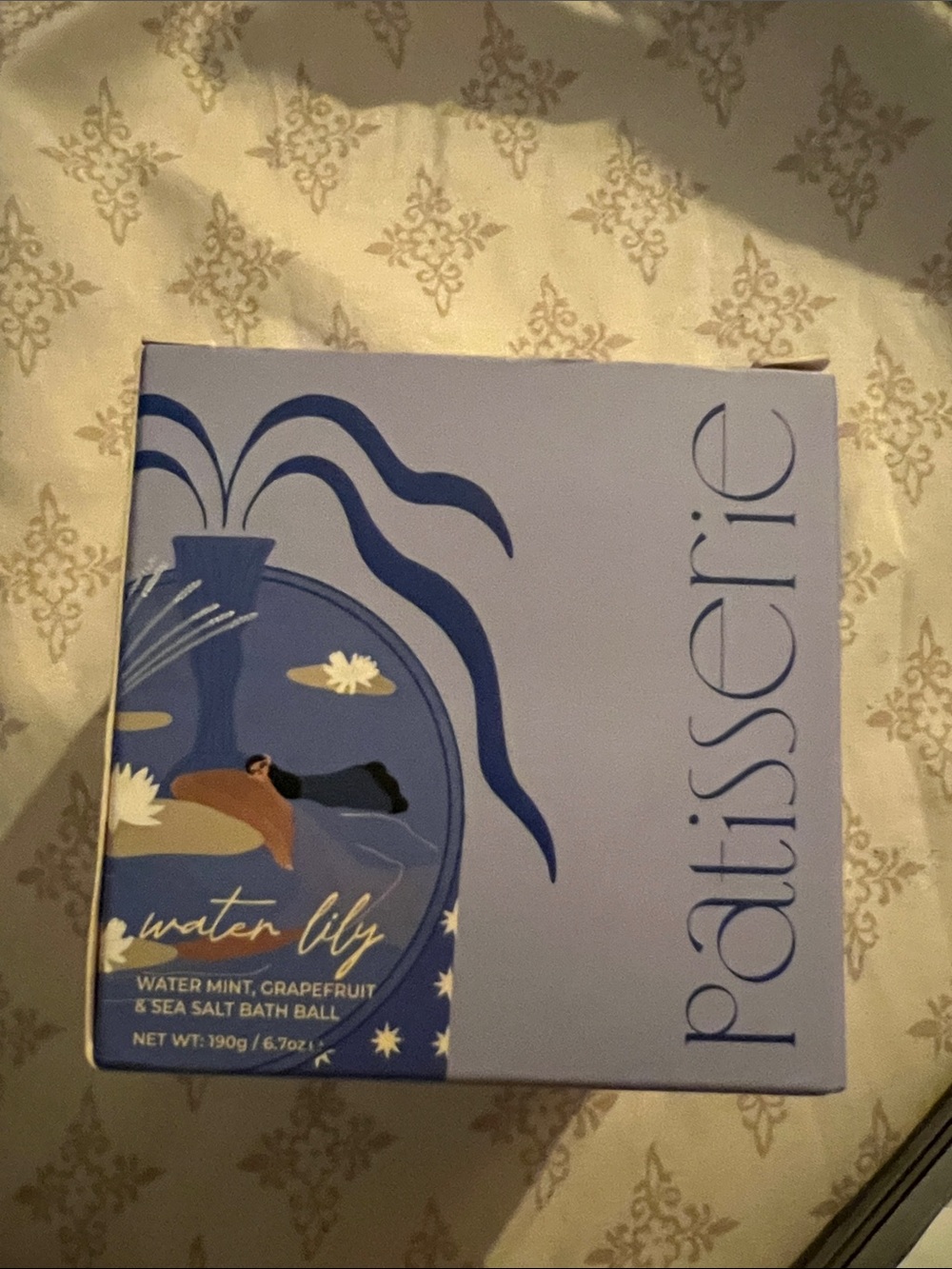 NEW: Self Care Relaxing Patisserie (water lily) Bath Ball #1